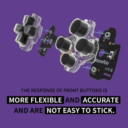 Face Buttons Clicky Kit for Ps5 Edge Controller, Custom Tactile Dpad Action Buttons Mouse Click Kit