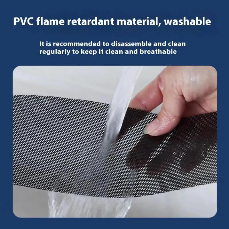 8Pcs/Set Side Anti-Dust Mesh PVC Silicone Dustproof Net with Dust Plugs for PS 5 Slim Disc Digital Edition for PS5 Slim Console