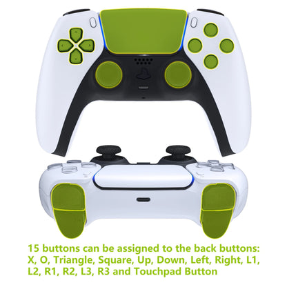 Back Paddles Programable RISE V3 Remap Kit for Ps5 Controller BDM-030/040/050, Upgrade Board Back Shell Back Button
