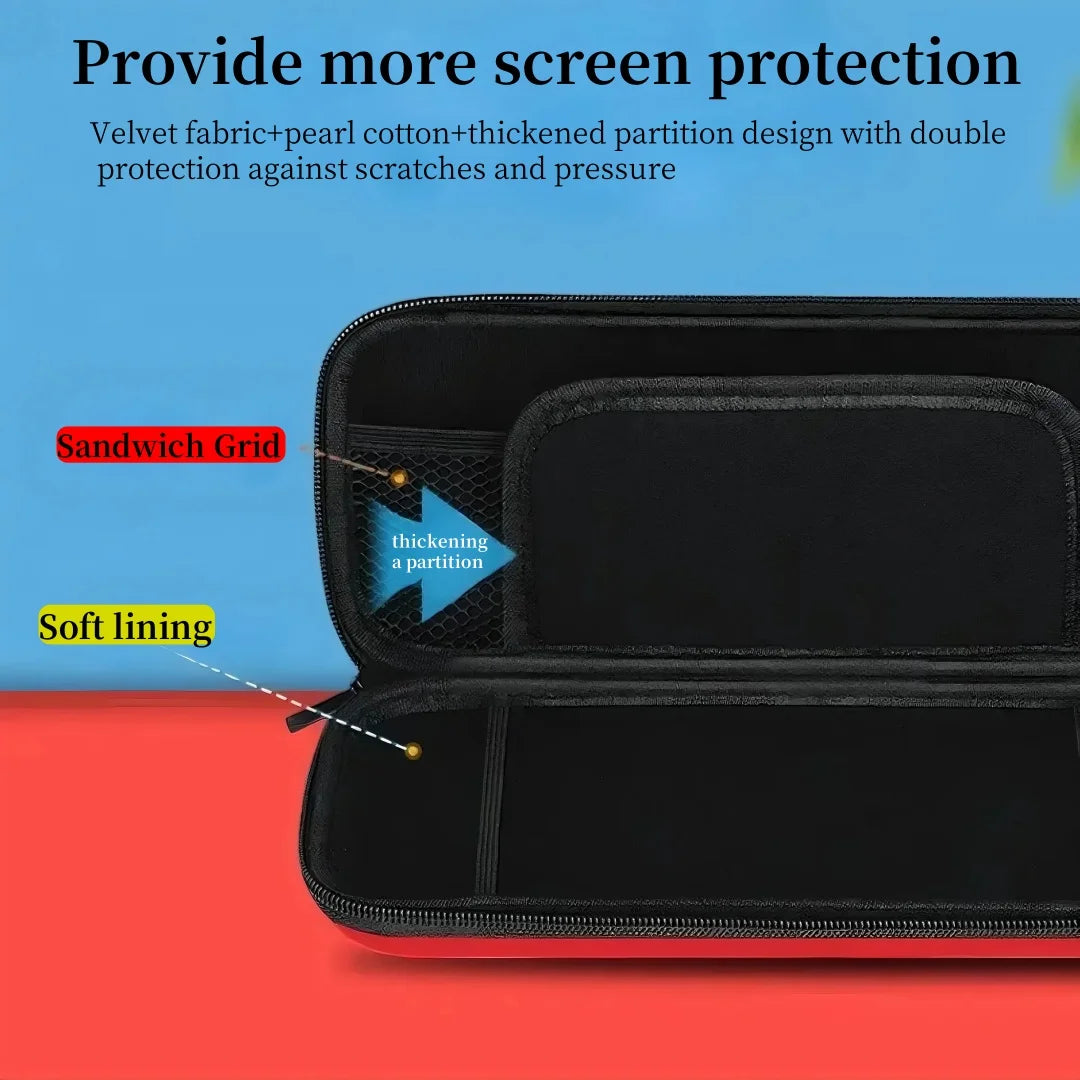 Switch 2 OLED Console Pro Controller Travel Storage Bag Case Switch 2 Portable Protective Case for Switch 2 Accessories