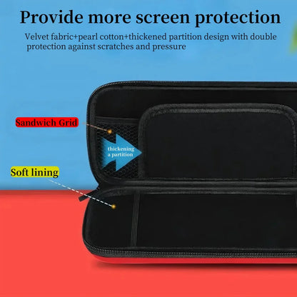 Switch 2 OLED Console Pro Controller Travel Storage Bag Case Switch 2 Portable Protective Case for Switch 2 Accessories