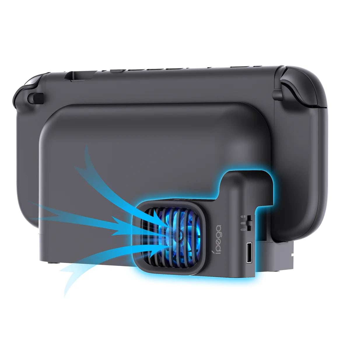 Cooling Fan PG-SW2206 for Switch 2 Dock,Adjustable Fan Speed,3 Buttons Control,Cool down Accessories for Switch,Easy to Carry