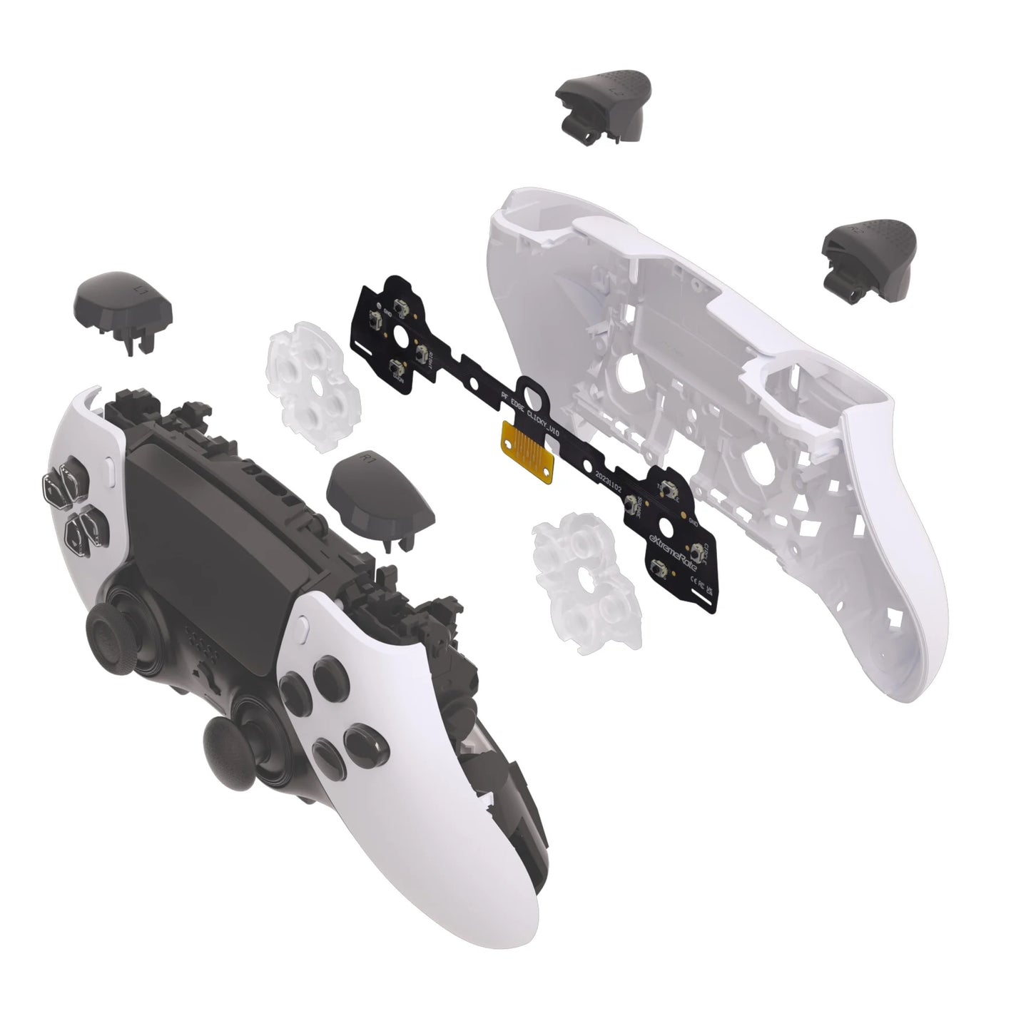 Face Buttons Clicky Kit for Ps5 Edge Controller, Custom Tactile Dpad Action Buttons Mouse Click Kit