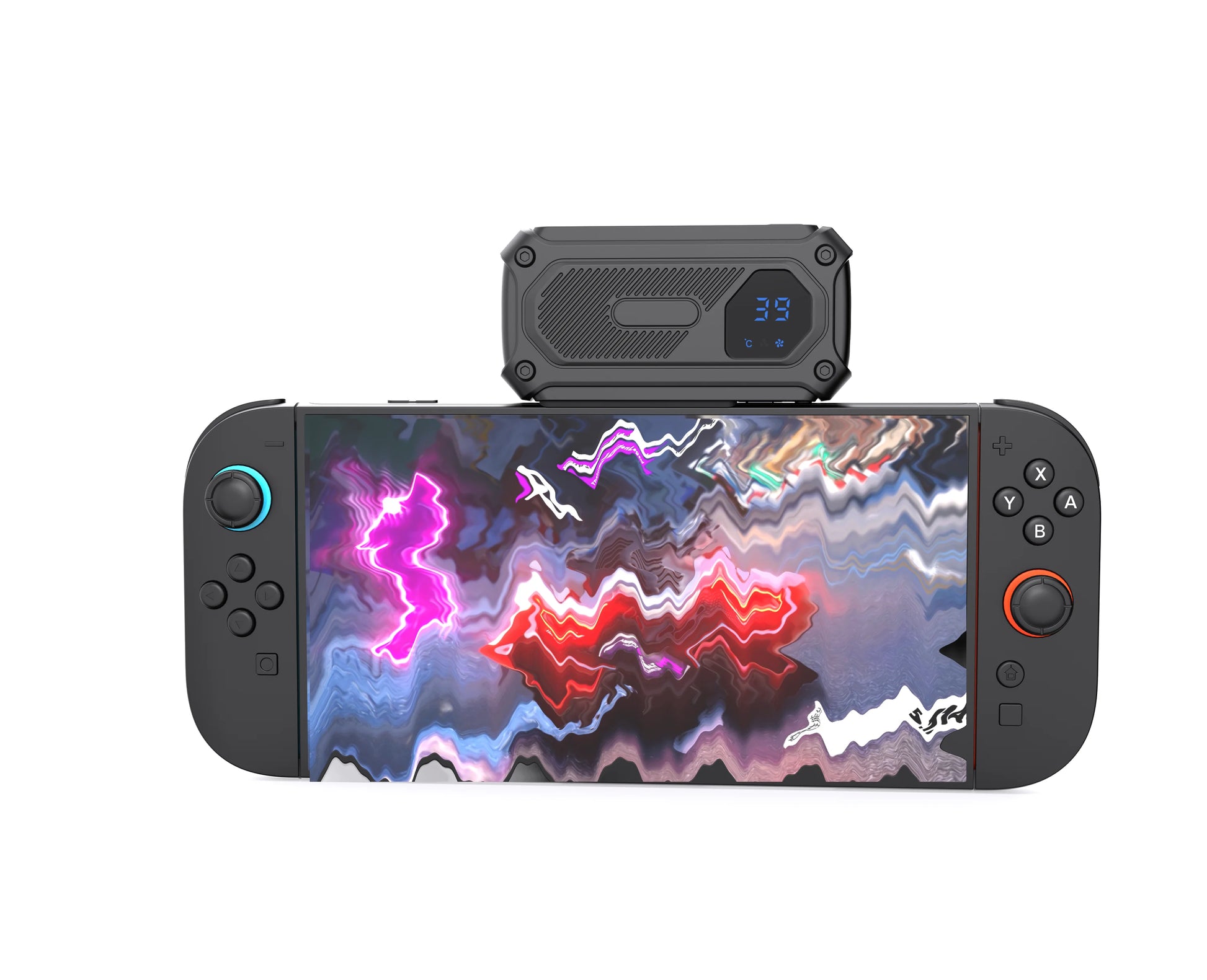 Cooling Fan F201 for Switch 2 Console with 2 Adjustable Speeds,Led Temperature & Speed Display,Accessories for Switch 2