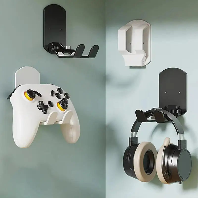 Wall Mounted Game Controller Bracket Bracket Base No Punching Required Controller Universal Storage Rack
