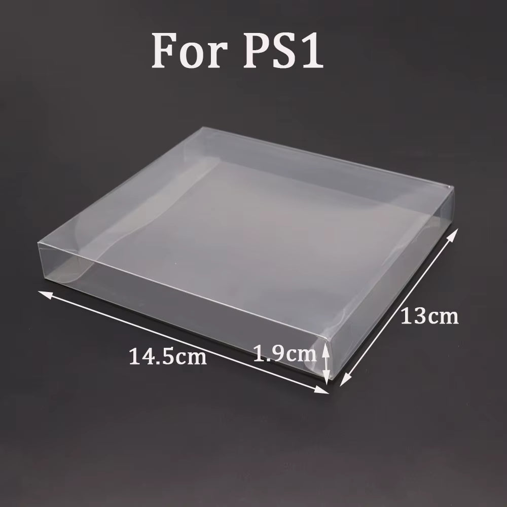 10PCS Clear Transparent Game Cartridge Box Case CIB Games Plastic PET Protector for N64 NES SNES for GB GBA GBC NGPC Switch PS5