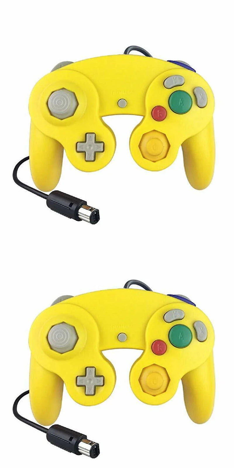 2 Pack Wired NGC Controller Gamepad for Nintendo Gamecube GC & Wii U Console USA