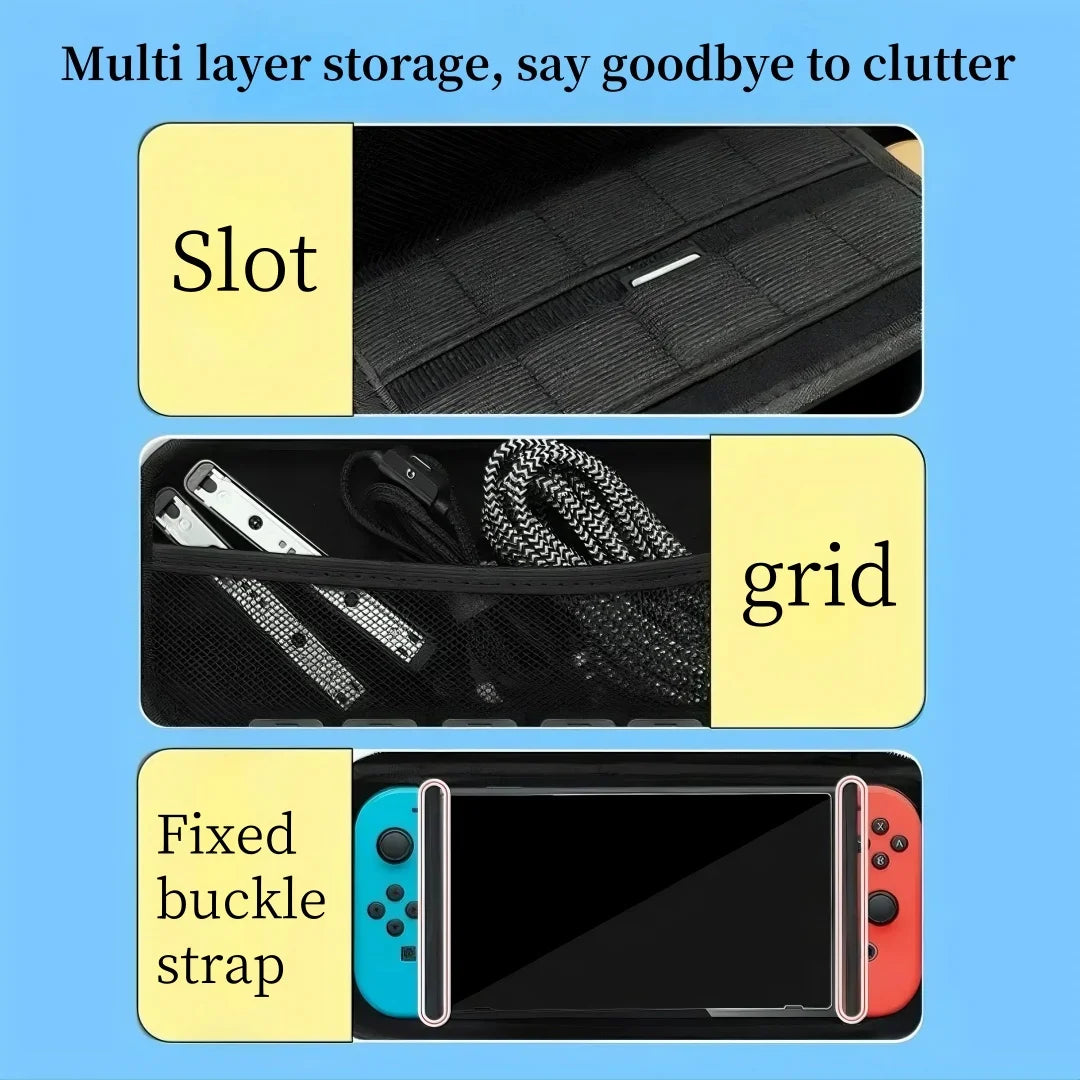 Switch 2 OLED Console Pro Controller Travel Storage Bag Case Switch 2 Portable Protective Case for Switch 2 Accessories