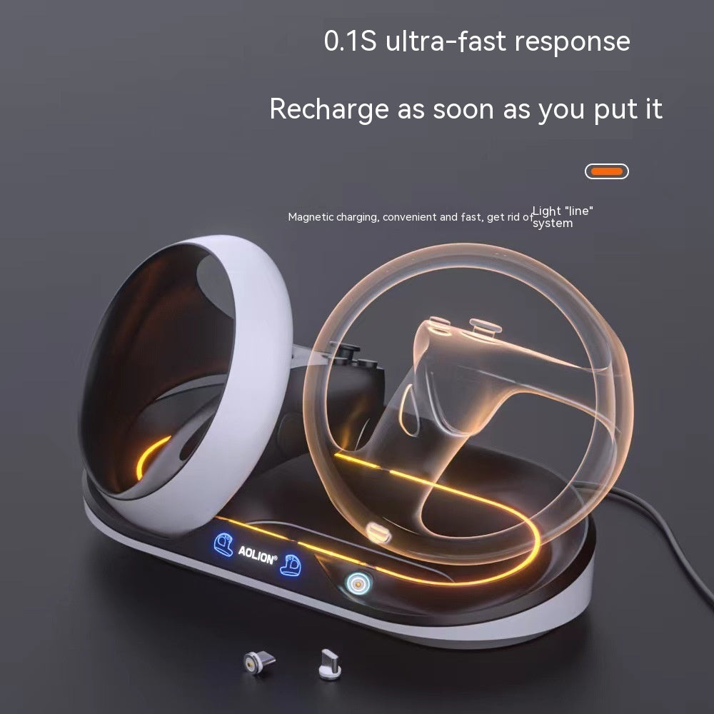 Double Handle Magnetic Charging Base